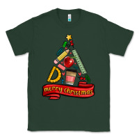 Sports Green teacher tools christmas tree Classic Tee - MaliasSmallBusiness