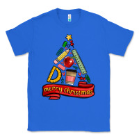 True Royal teacher tools christmas tree Classic Tee - MaliasSmallBusiness