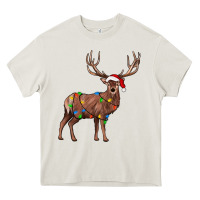 Cream reindeer Heavy Core Tee - JahusDesignShop