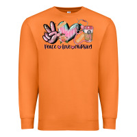 Carrot peace love nursing Premium Sweatshirt - CowGirlArtShop