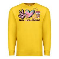 Lemon peace love nursing Premium Sweatshirt - CowGirlArtShop