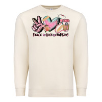 Sandshell peace love nursing Premium Sweatshirt - CowGirlArtShop