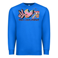 True Royal peace love nursing Premium Sweatshirt - CowGirlArtShop