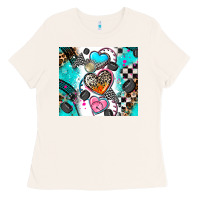 Bone race heart tumbler Ladies Tee - AdoDesignShop