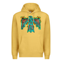 Antique Gold thunderbird Premium Hoodie - JahusDesignShop