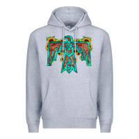 Heather Grey thunderbird Premium Hoodie - JahusDesignShop