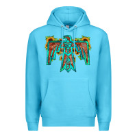 Ocean Blue thunderbird Premium Hoodie - JahusDesignShop