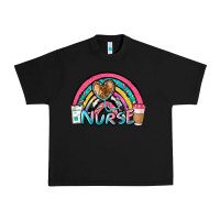 Black nurse rainbow Urban Heavy Tee - NancyCooperArtShop