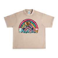 French Oak nurse rainbow Urban Heavy Tee - NancyCooperArtShop