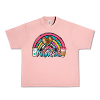 Salmon nurse rainbow Urban Heavy Tee - NancyCooperArtShop