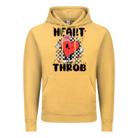 Vintage Mustard heart throb Vintage Hoodie - MaliasSmallBusiness