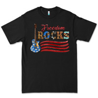 Black freedom rocks with guitar Premium Tee - Artiststas