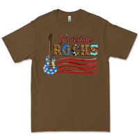 Cacao freedom rocks with guitar Premium Tee - Artiststas