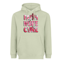 Matcha faith hope cure breast cancer Heavyweight Hoodie - CowGirlArtShop