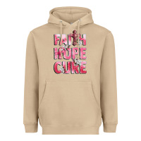 Mushroom faith hope cure breast cancer Heavyweight Hoodie - CowGirlArtShop
