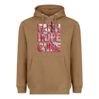Toasted Coconut faith hope cure breast cancer Heavyweight Hoodie - CowGirlArtShop