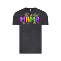 Vintage Black mardi gras mama Vintage Tee - MaliasSmallBusiness