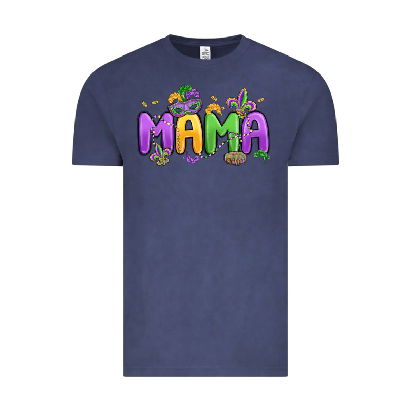 Mardi Gras Mama Vintage Tee by MaliasSmallBusiness | Teevron