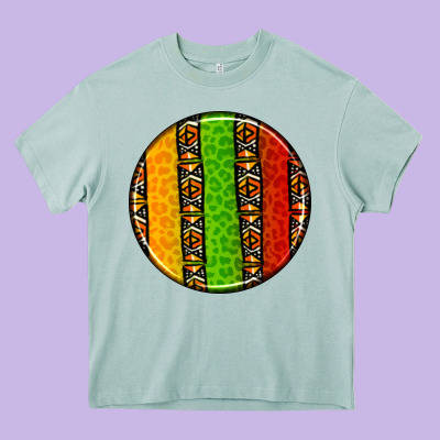 Juneteenth  Coasters Heavy Core Tee Designed By Adodesignshop