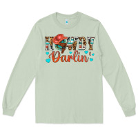 Matcha Western Howdy Darlin Long Sleeve Tee - BundleAndBundleShop