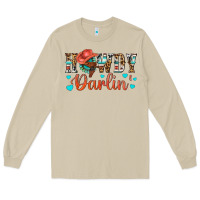 Mushroom Western Howdy Darlin Long Sleeve Tee - BundleAndBundleShop
