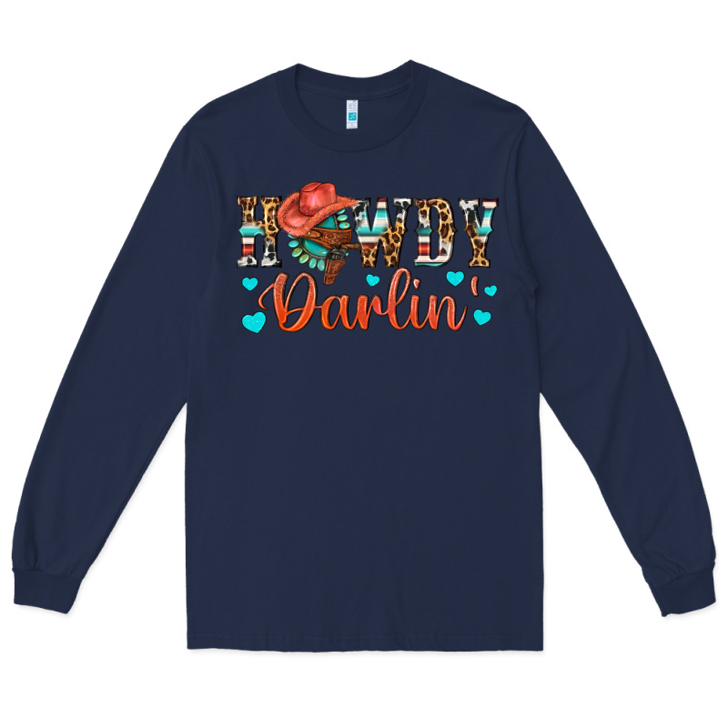Western Howdy Darlin Long Sleeve Tee by BundleAndBundleShop | Teevron