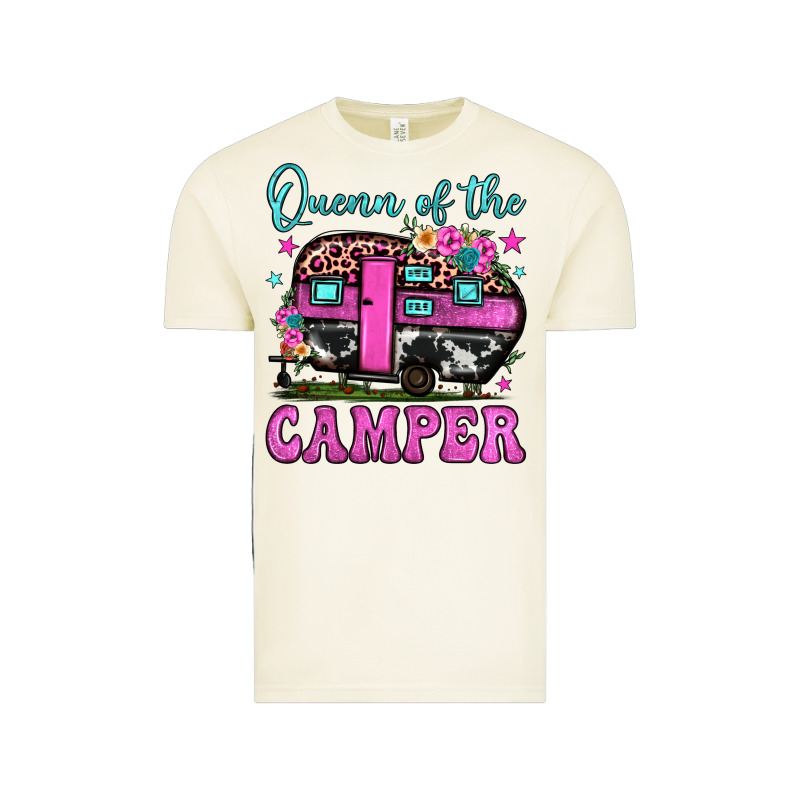 Queen Of The Camper Vintage Tee by JahusDesignShop | Teevron