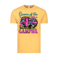 Vintage Mustard queen of the camper Vintage Tee - JahusDesignShop