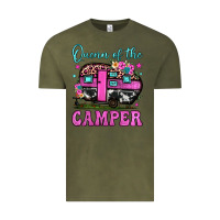 Vintage Olive queen of the camper Vintage Tee - JahusDesignShop
