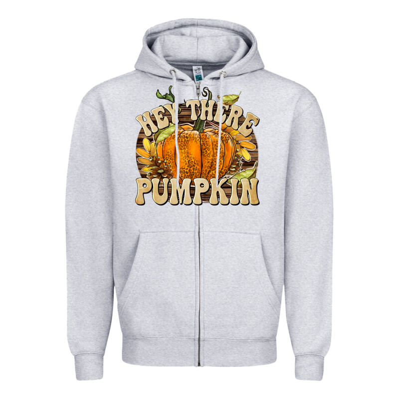 Hey There Pumpkin Zipper Hoodie by texasbilliewilder | Teevron