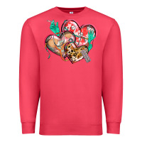 Cardinal nurse hearts Premium Sweatshirt - CowGirlArtShop