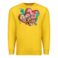 Lemon nurse hearts Premium Sweatshirt - CowGirlArtShop