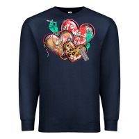 Navy nurse hearts Premium Sweatshirt - CowGirlArtShop