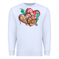 White nurse hearts Premium Sweatshirt - CowGirlArtShop