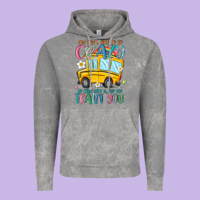 You Don't Have To Be Crazy To Drive With Us We Can Vintage Hoodie Designed By Maliassmallbusiness
