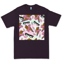 Plum teacher thunderbolt and glasses Premium Tee - BundleAndBundleShop