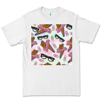 White teacher thunderbolt and glasses Premium Tee - BundleAndBundleShop