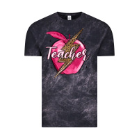 Cloud Black teacher lightning bolt valentine s day Vintage Tee - MaliasSmallBusiness