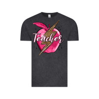 Vintage Black teacher lightning bolt valentine s day Vintage Tee - MaliasSmallBusiness