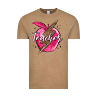 Vintage Coffee teacher lightning bolt valentine s day Vintage Tee - MaliasSmallBusiness