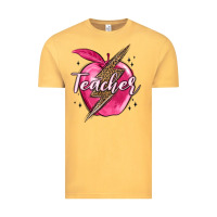 Vintage Mustard teacher lightning bolt valentine s day Vintage Tee - MaliasSmallBusiness