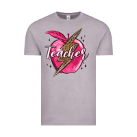 Vintage Zinc teacher lightning bolt valentine s day Vintage Tee - MaliasSmallBusiness
