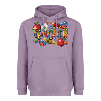 Lavender autism teacher Heavyweight Hoodie - CowGirlArtShop