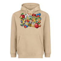 Mushroom autism teacher Heavyweight Hoodie - CowGirlArtShop