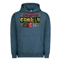 Pigment Midnight Navy Christmas cookie crew Urban Hoodie - FaDigitalArtStudio