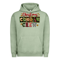 Pigment Oil Green Christmas cookie crew Urban Hoodie - FaDigitalArtStudio