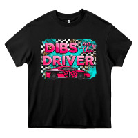 Black dibs on the driver background Heavy Core Tee - AdoDesignShop