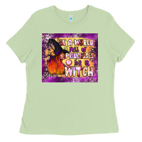 Matcha in a world full of princesses be a witch tumbler Ladies Tee - BundleAndBundleShop