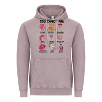Vintage Zinc god says i am valentine's day Vintage Hoodie - MaliasSmallBusiness