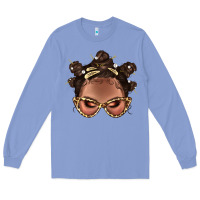 Afro Bantu Knots Hairstyles Messy Bun With Clasp Bbs  2 Long Sleeve Tee | Teevron